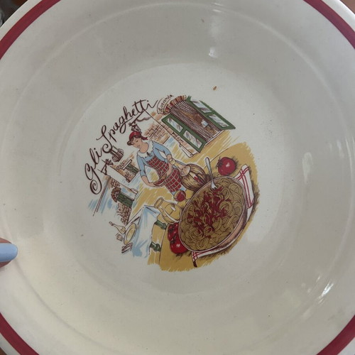 Plates with design like new