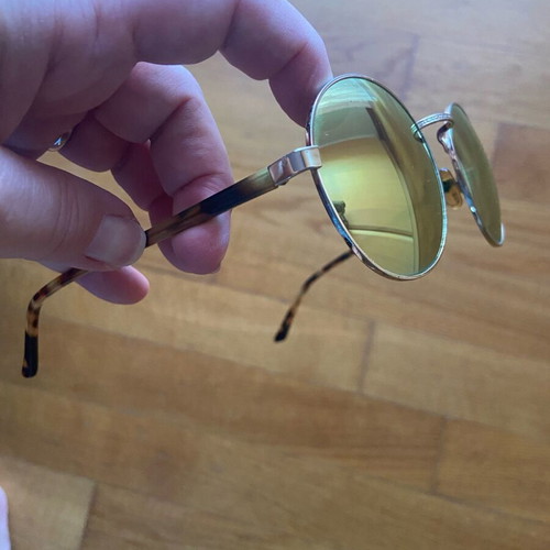 Folli Follie yellow mirror sunglasses used