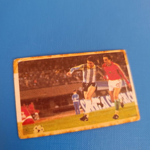 Dandy World Cup 1978 cards used, moderate condition