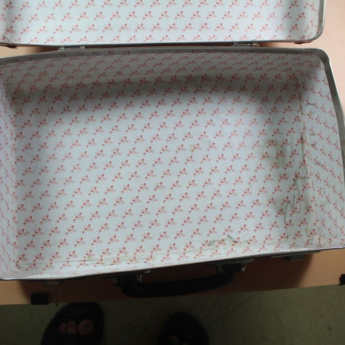 Retro school lunch bag used with lock 38x24 cm