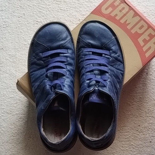 Camber men's casual shoes used, size 41, blue leather