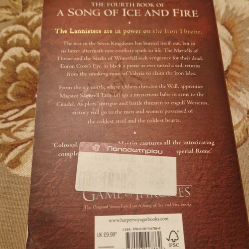 A Feast for Crows by George R.R. Martin, English edition