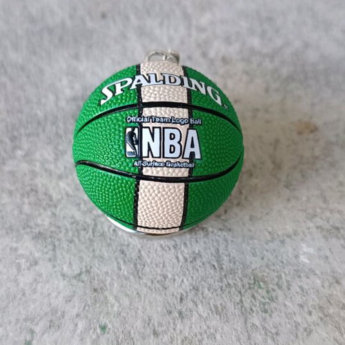 Mini NBA Milwaukee Bucks basketball keychain like new