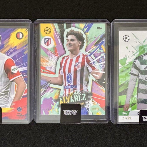 Topps Total Football collectible cards like new