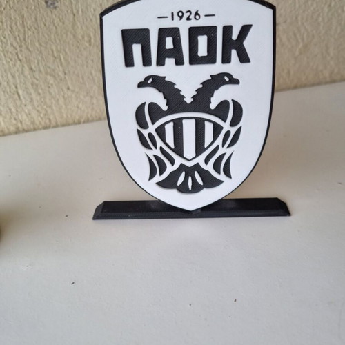 PAOK 3D Printed Super League 2024 Championship Cup & Stand Set