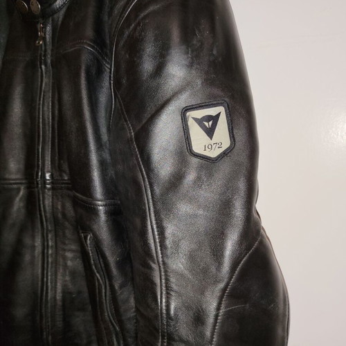 Dainese motorcycle leather jacket size 46 with protectors