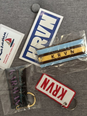 Karavan keychain set with gift stickers, new