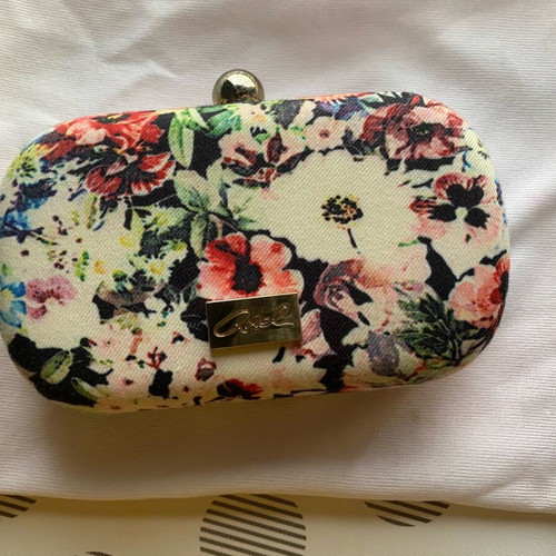 Small Axel evening bag with floral design like new
