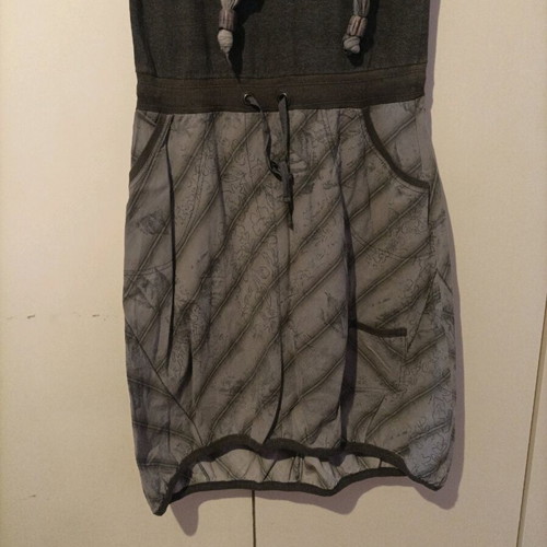 Attrattivo long spring dress, gray, size L