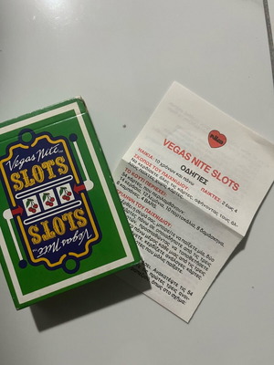 Vegas Slots pocket board game 1989 new