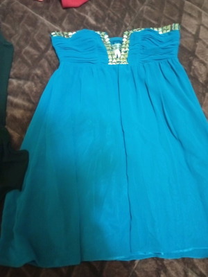 Lipsy London dress blue size S new