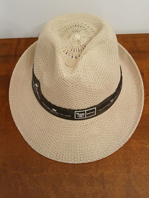 Panama hat beige with black ribbon, 36th Copa del Rey Mapfre Sailing Cup 2017
