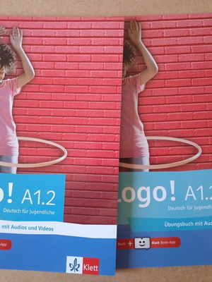 Logo A1.2 set of 2 books like new, German