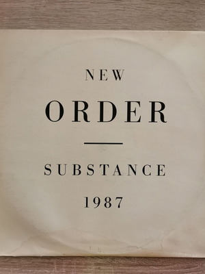 New Order Substance 1987 vinyl used, Greek pressing