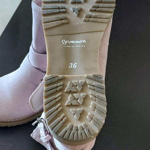 Grumman ankle boots size 36 used, pink