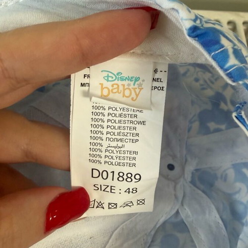 Mickey Mouse Disney Baby Cotton Hat New, Blue for Boys