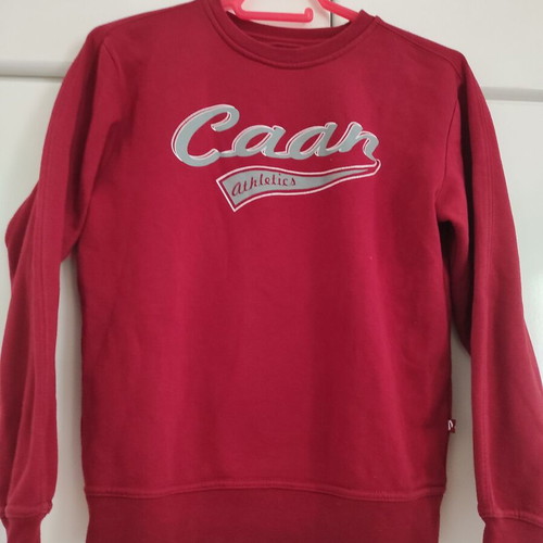 Caan kids sweatshirt size 11/146 red like new unisex