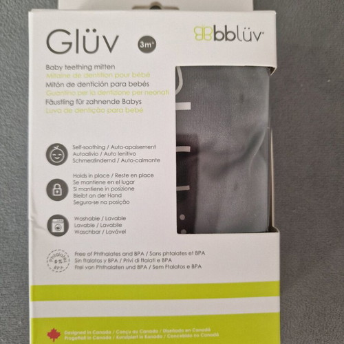Bbluv Gluv B0150-A teething mitten like new, turquoise