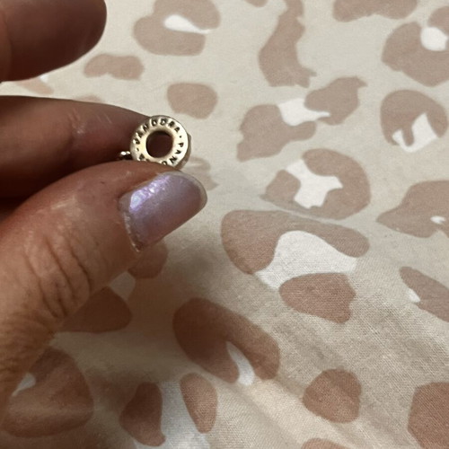 Pandora charm pendant sterling silver like new, gold tone