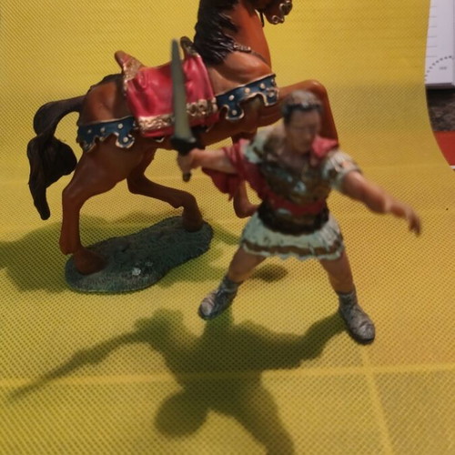 Caesar figure with horse