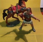 Caesar figure with horse