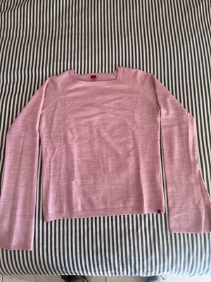 Wool knitted sweater used, pink color, size S