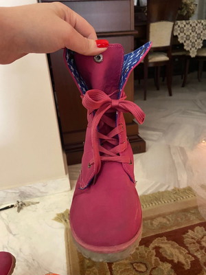 Women's pink ankle boots size 38
