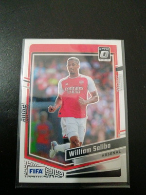 Κάρτα William Saliba 2023-24 Panini Donruss Optic σαν καινούργια