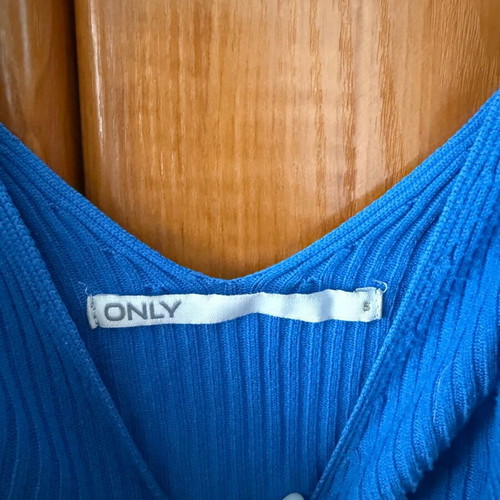 Only blouse blue, like new, size S