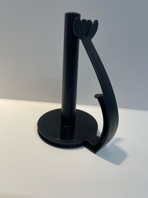 Tupperware kitchen paper holder like new, black