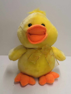 Plush duck like new, height 35 cm