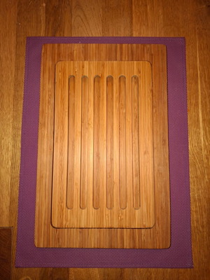 Επιφάνεια κοπής Casa Royale σαν καινούργια, ξύλο ή μπαμπού 39Χ24,5Χ2