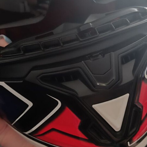 Givi H50.6 Sport helmet like new, Deep Blue/Red, size 56 small