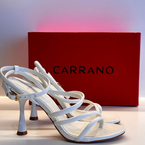 Carrano Mestico White Sandals new, size 38