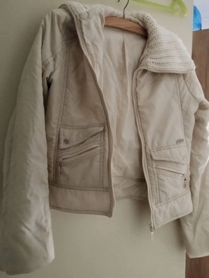 Mango women's thin jacket like new, beige, size S