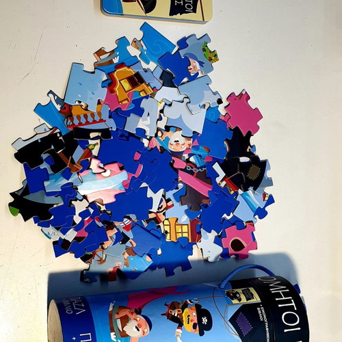 Children's baby educational puzzle game Fearless Pirates used