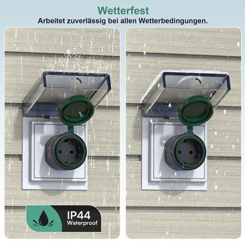 EIGHTREE Wi-Fi outdoor smart plug IP64 with consumption measurement