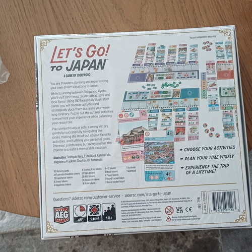 Let's Go to Japan! Board Game new, sealed