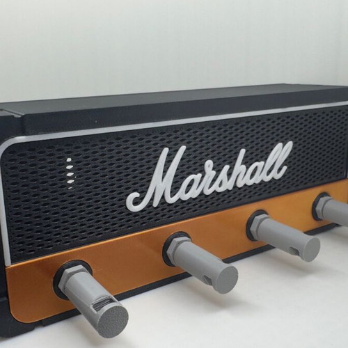 Marshall Jack Rack wall-mounted key holder like new with 4 jack keychains
