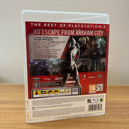 Batman Arkham City PS3 game used, complete with case and booklet