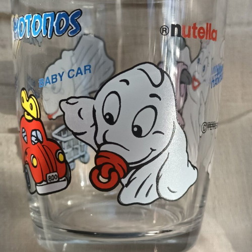 Nutella Ferrero promotional glass Fantasmotopos series like new
