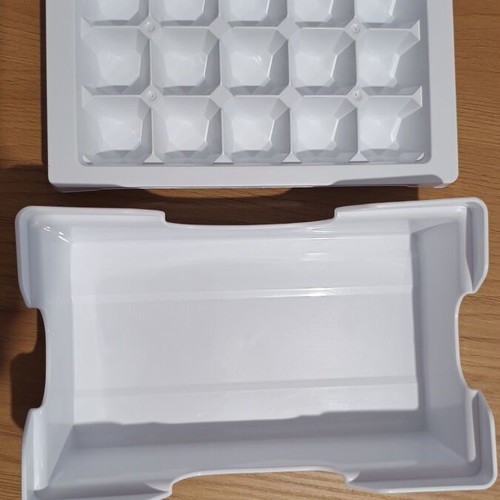 Ice Cube Tray used with filling compartment