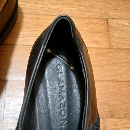 Glamazons leather sneakers new, size 40, black