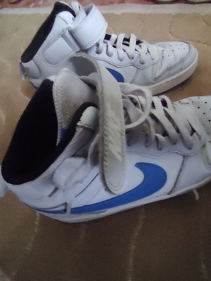 Nike sneakers used size 38 white and blue