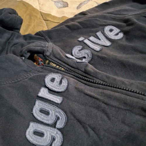 Sportswear jacket used, black, size Medium