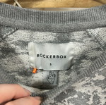 Rockerbox grey patterned sweatshirt, size S