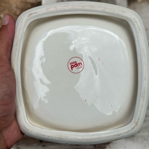 Johnnie Walker Red Label Ceramic Ashtray used, vintage barware