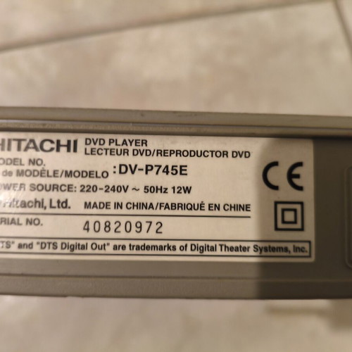 Hitachi DVD player