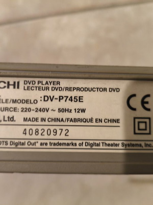 Hitachi DVD player