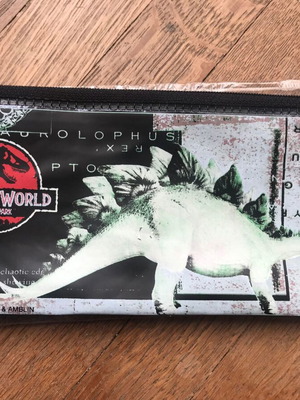 Jurassic Park The Lost World collectible pencil case new, retro